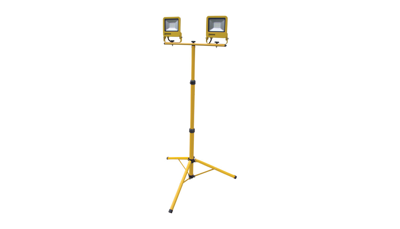 Briticent S4120 2x10W 4000K IP65 REX Slim Tripod Light 110V