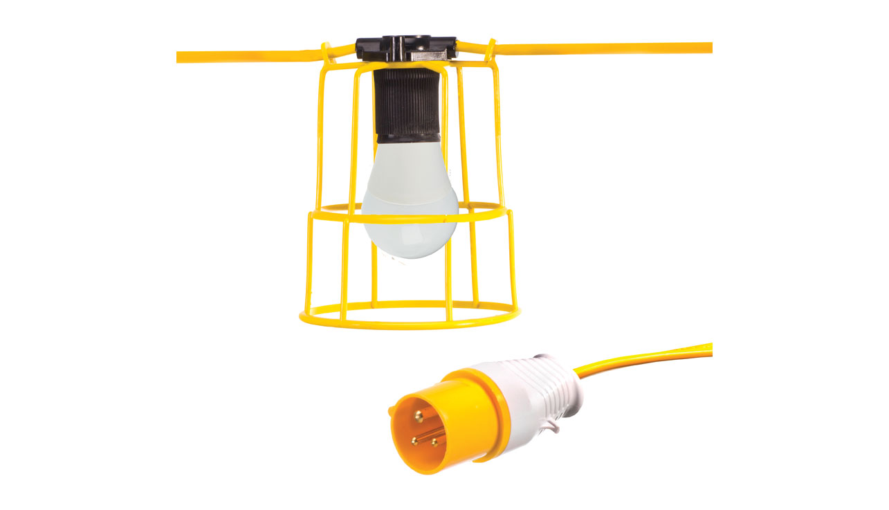 Briticent SEFLKITBC 22M 16A IP44 Lighting Festoon Cable B22 110V