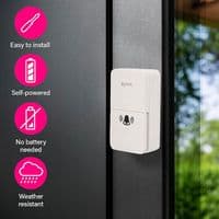 Byron DBY-23442BS White kinetic doorbell
