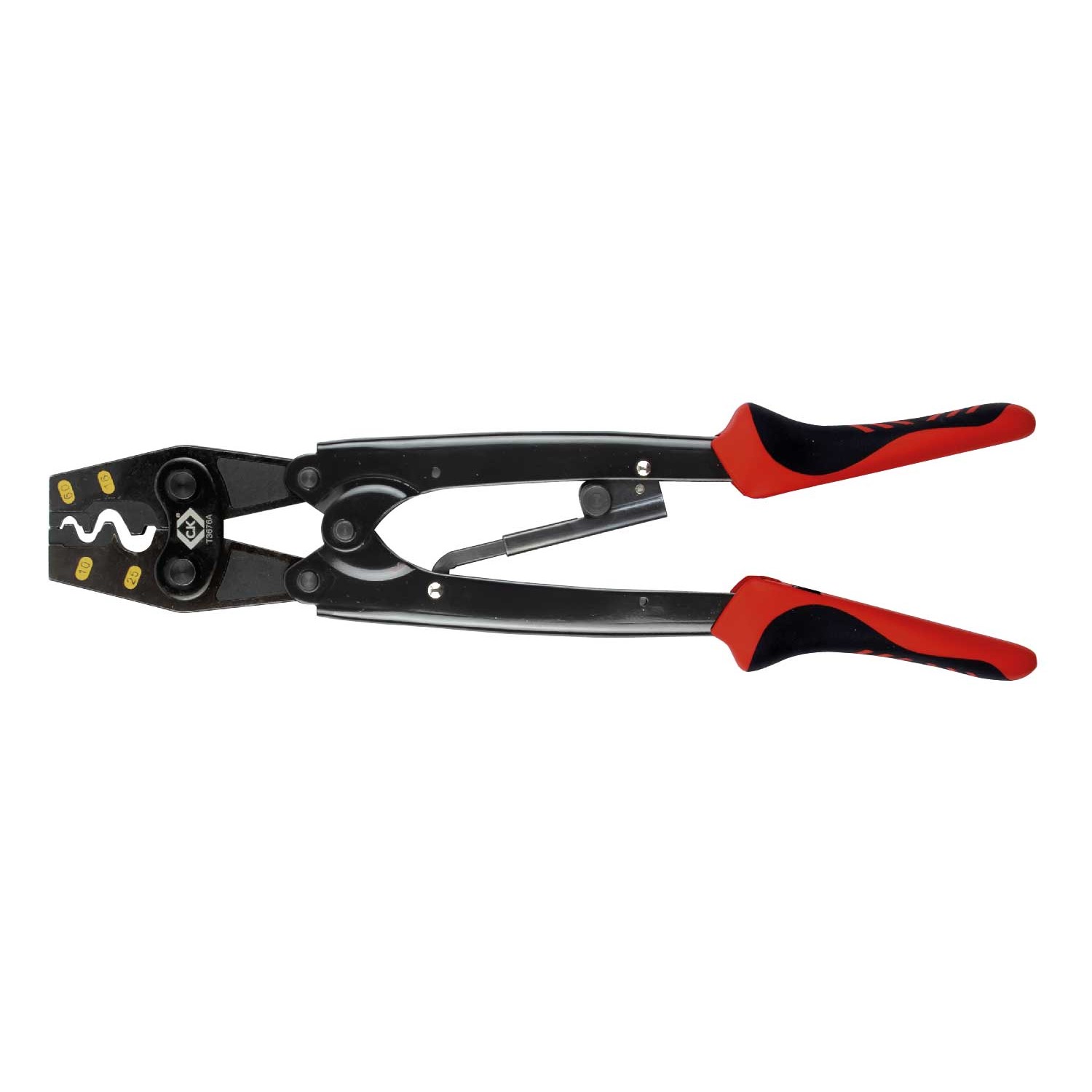C K Tools T3676A Ratchet Crimper Plier Bell Mouth 6-25mm 2K