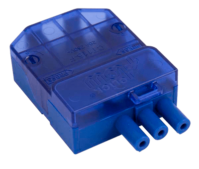 Click CT115F Flow 20a 3p Female Push Fit Connector With Loop