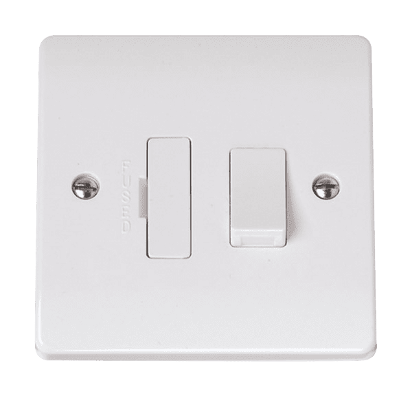 Click Curva CCA051 13A DP Switched Fused Connection Unit Pack of 10