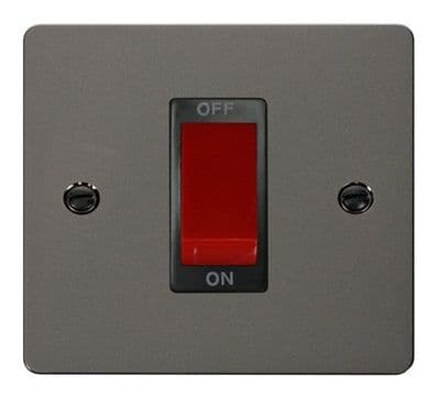 Click Define FPBN200BK 1 Gang 45A DP Switch - Black Nickel