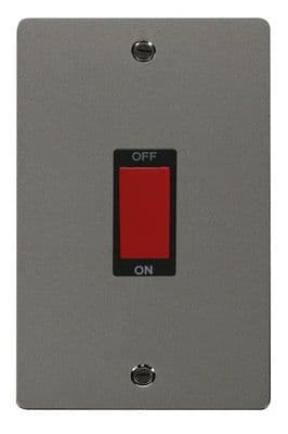 Click Define FPBN202BK 2 Gang 45A DP Switch - Black Nickel