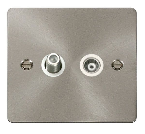 Click Define FPBS157WH 1 Gang Satellite & Isolated Coaxial Socket ...