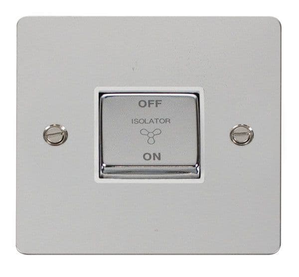 Click Define FPCH520WH Ingot 10A 3 Pole Fan Isolation Switch - Chrome