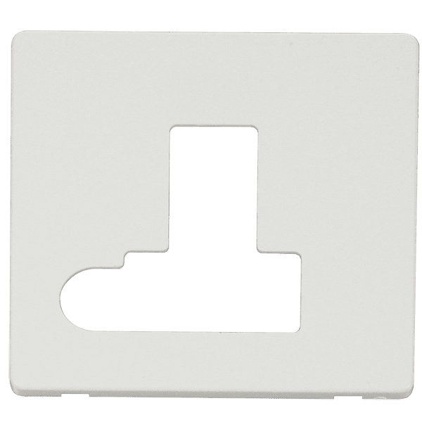Click Definity SCP151MW 13A Fused Spur Switched FO Plate Matt White