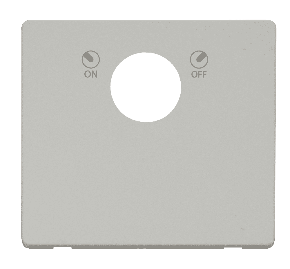 Click Definity SCP660PW 20AX DP Key Lockable Switch Cover Plate Polar White