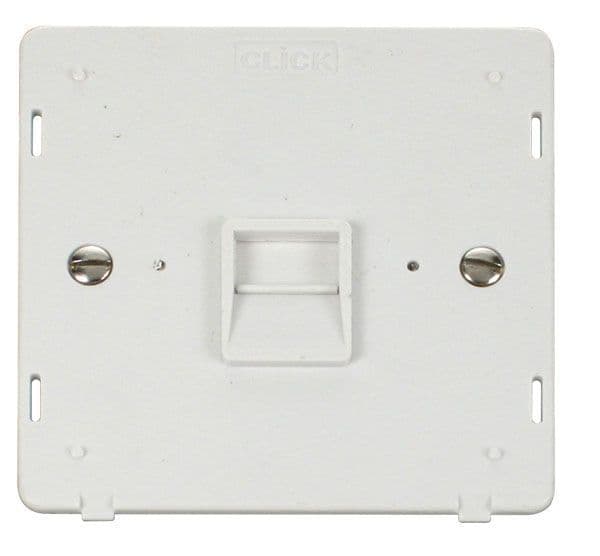 Click Definity SIN125PW Single Telephone Socket Secondary Insert ...