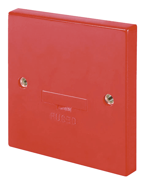 Click Essentials WA049RD 3A Fused Connection Unit Red Pack Of 10