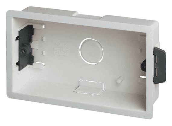 Click Essentials WA088P 2 Gang 35mm Deep Dry Lining Box Pack Of 20