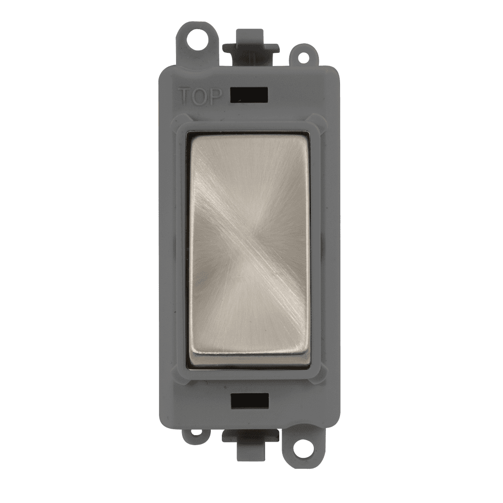 Click Gridpro GM2002GYBS 20AX 2 Way Switch Module With Grey Insert ...