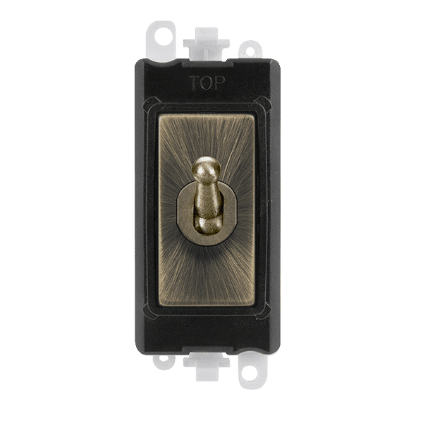 Click Gridpro GM209002BKAB 20AX 2 Way Toggle Switch Module With Black ...