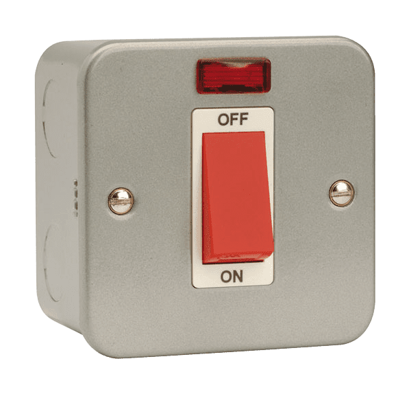 Click Metal Clad CL201 45A DP Switch And Neon