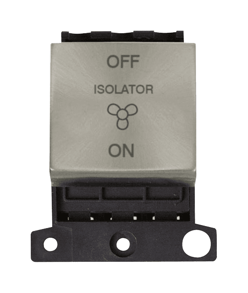 Click Mini Grid MD020BS Ingot 10A 3 Pole Fan Isolation Switch Module ...