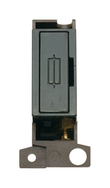 Click Mini Grid MD047BK 13A Fused FCU Module - Black