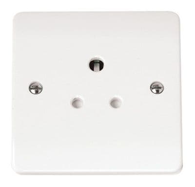 Click Mode CMA038 5A Round Pin Socket Outlet - White