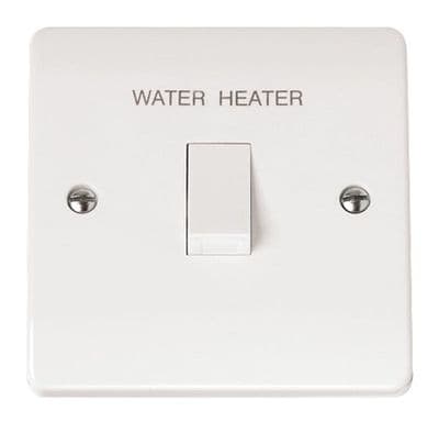Click Mode CMA040 20A DP Switch Water Heater - White Box Of 10