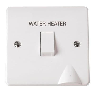 Click Mode CMA044 20A DP Switch Water Heater with Flex Outlet - White