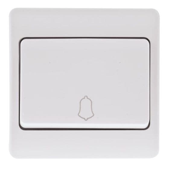Click Moder Click Mode CMA828 10AX 1 Gang 2 Way Retractive Wide Rocker Switch - White