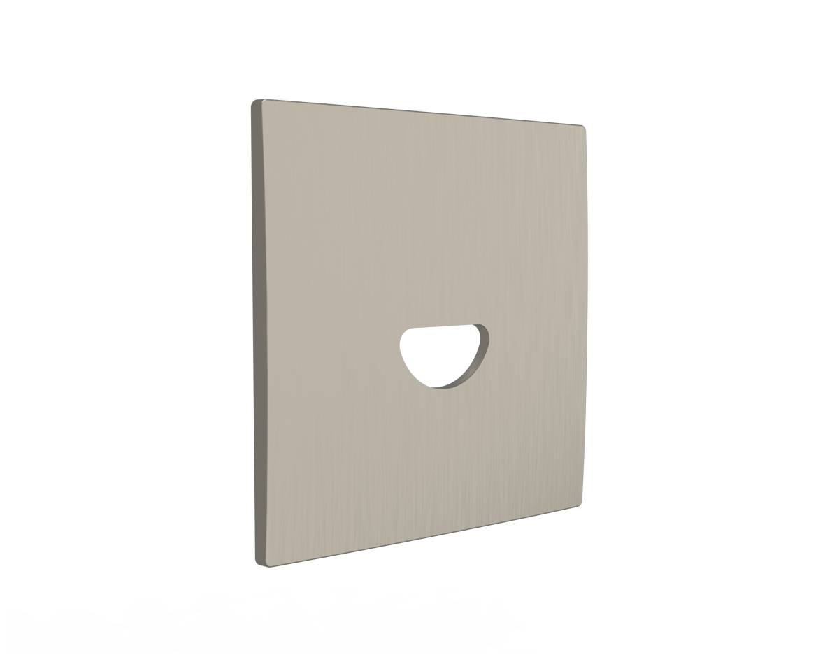 Collingwood SBEZHCIRCLES Square Bezel Half Circle Sat Chrome CRI90 for StepBeam Wall Light Range