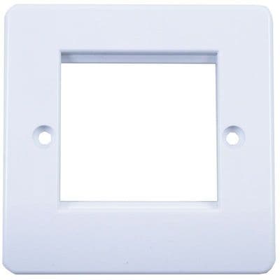 Connectix 008-001-003-52 1G 2 Module Single Faceplate