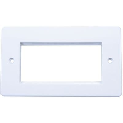 Connectix 008-001-003-62 2G 4 Module Double Faceplate