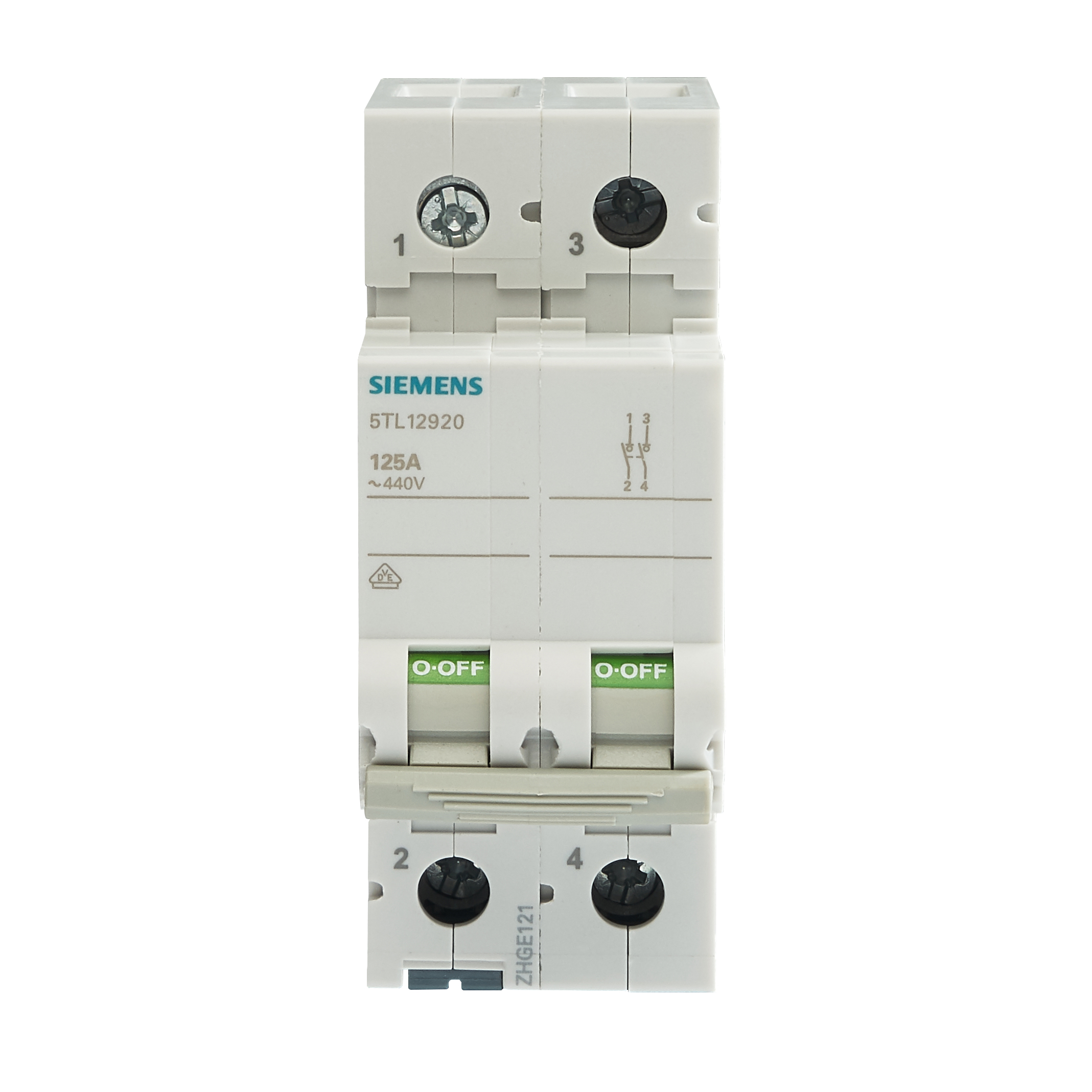 Crabtree 1252SD Polestar Compact 125A 2P Switch Disconnector