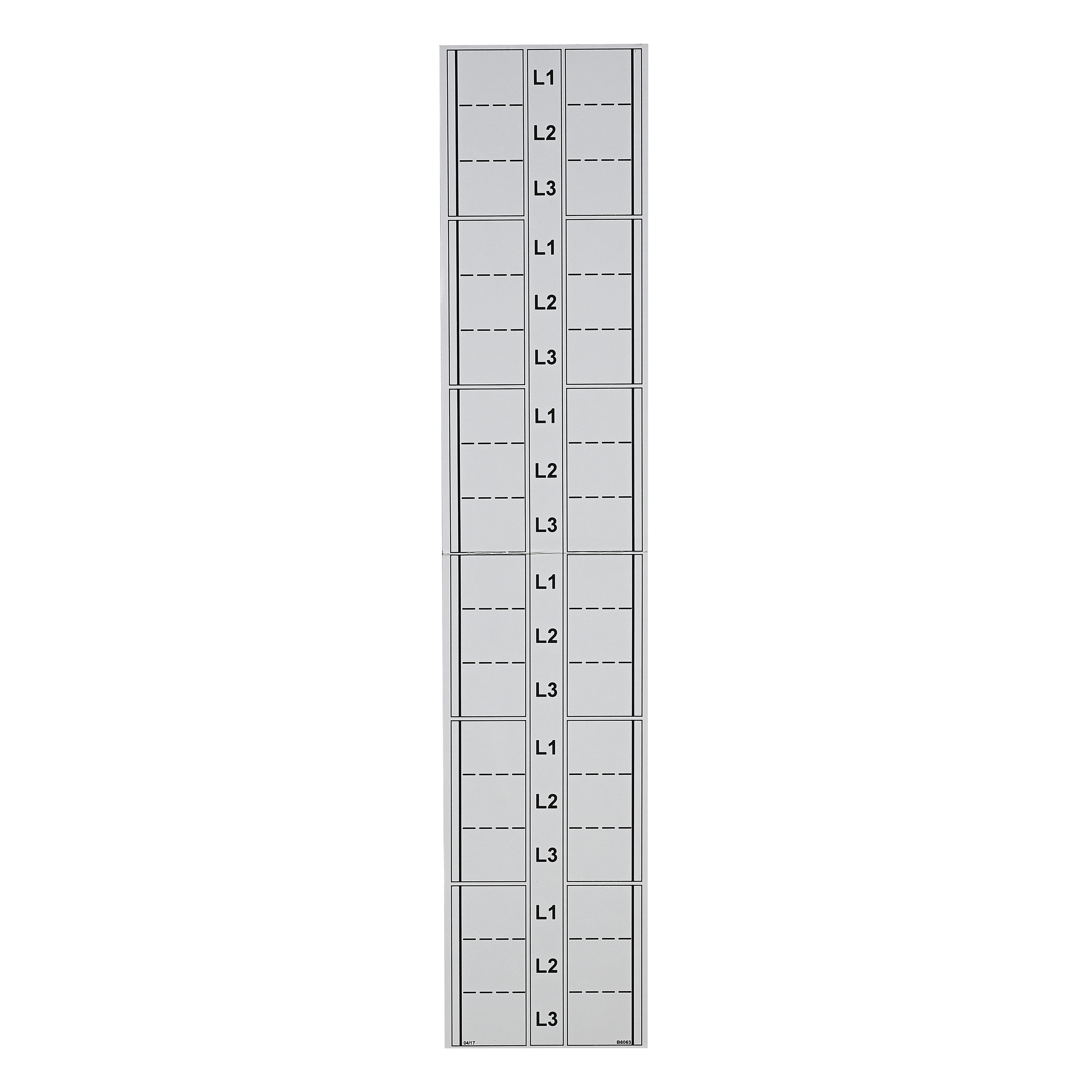 Crabtree 17VMSPWL2 Powerstar VM160 Way Label Shield 12-Way
