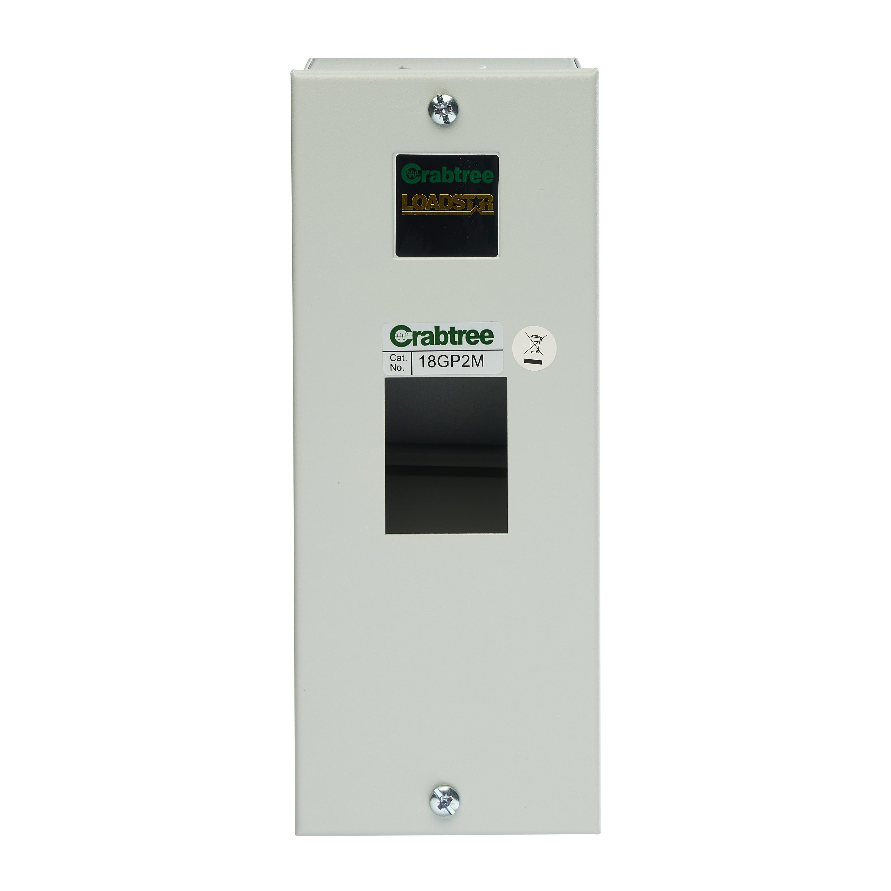 Crabtree 18GP2M Loadstar 2 Module Width Metal General Purpose Box