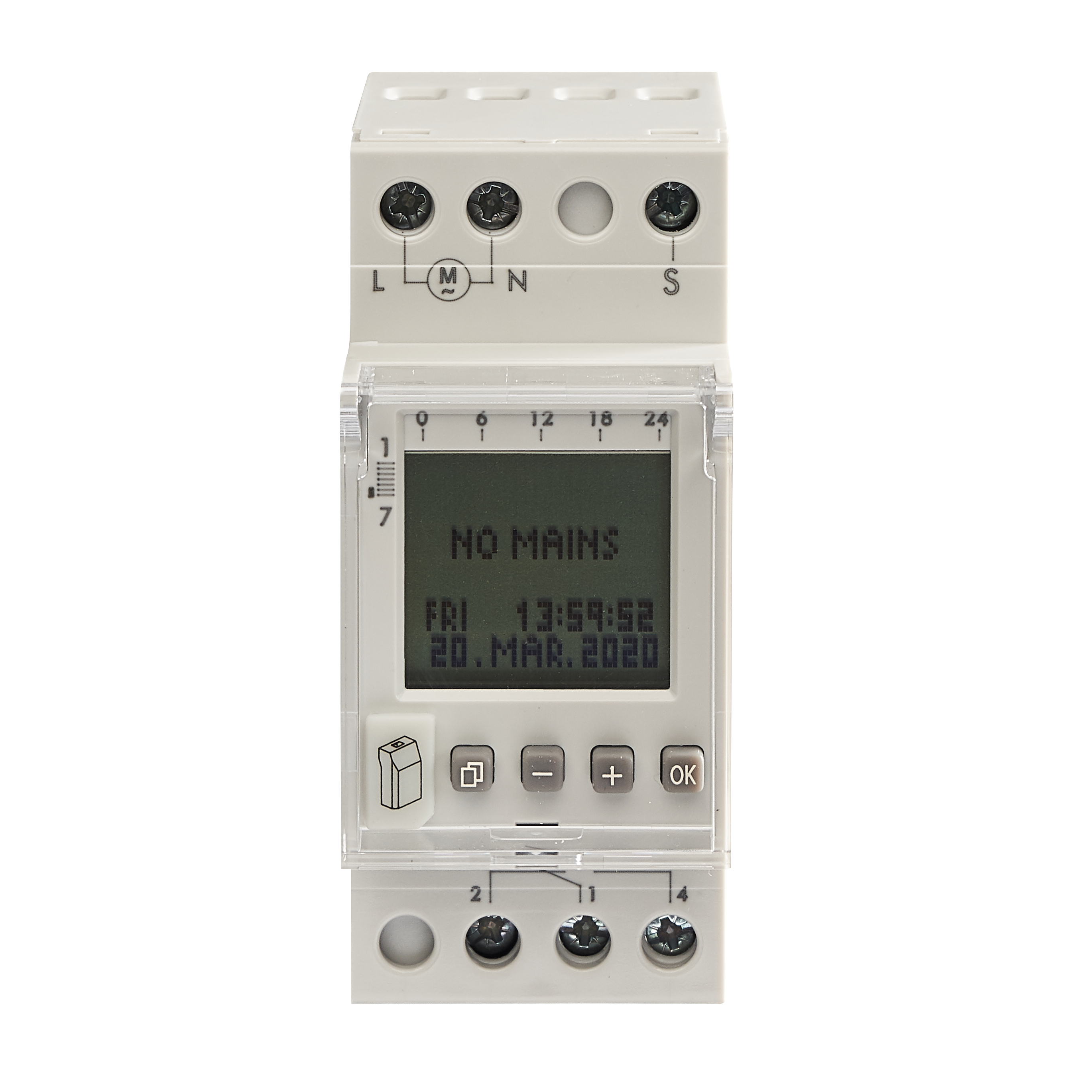 Crabtree 502/TD1 Polestar Compact 2 Module 1 Channel Digital Time ...