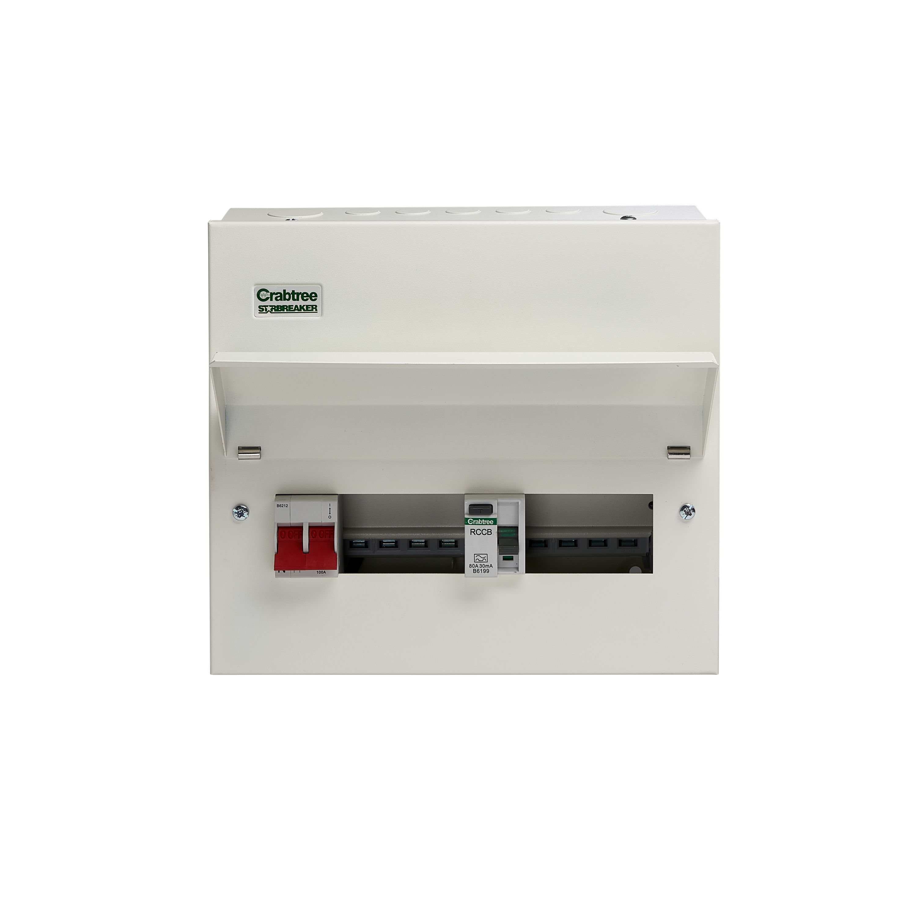 Crabtree 508/2483B Starbreaker 8 Way Split Load Consumer Unit 100A Main ...