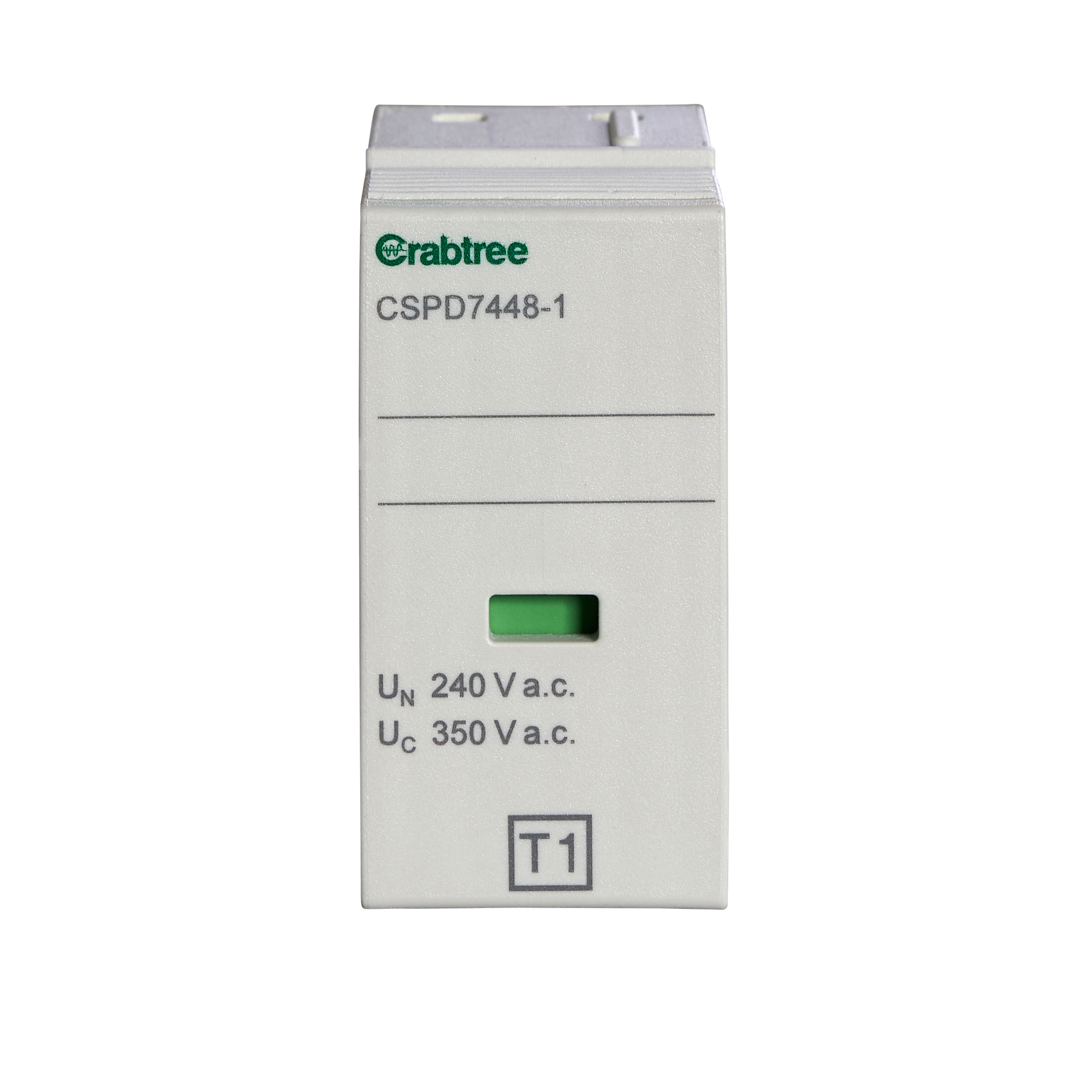 Crabtree CSPD7448-1 Loadstar Type 1 L-N/L-PEN 25kA Spark Gap Plug ...