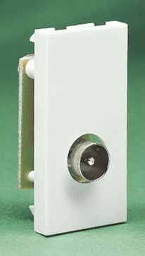 Crabtree Datapak 7065 Male TV Coax White Euro Module