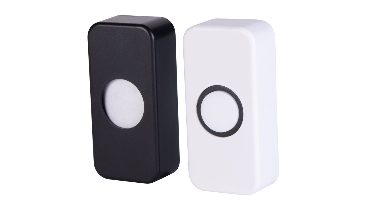 Deta C3507 Bell Push with White and Black Covers