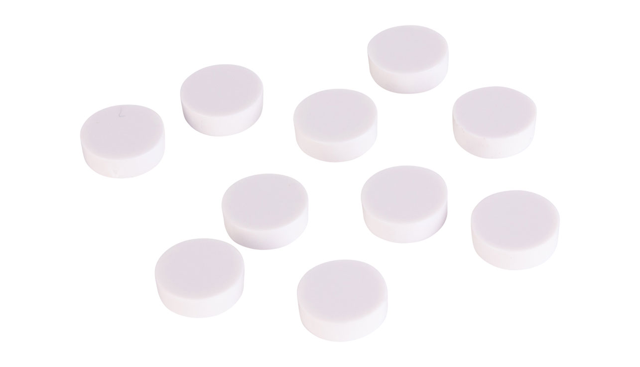 Deta S1419WH Fixing Screw Caps White Bag of 100