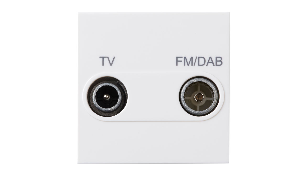 Deta S1438 Diplexer TV/FM DAB Module White