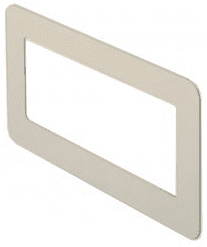 Domus 115-5C Rigid Duct 204×60 Wall Plate  Cotswold