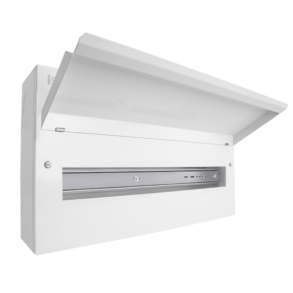 Elucian CUEB22 22 Way Elucian Metal Consumer Unit Unpopulated