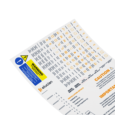 Elucian CULAB1 Sticker Set