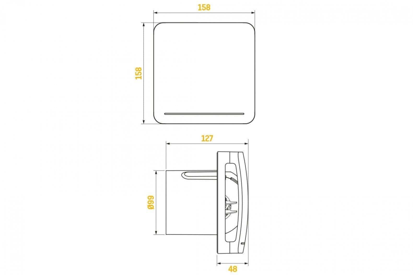 Envirovent ECO-DMEV S-LC17V DMEV Extractor Fan Continuous Running ...