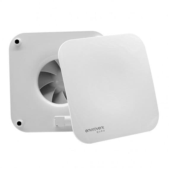 Envirovent QURO QRST-LC dMEV Continuous 100mm Quiet Low Energy Bathroom ...