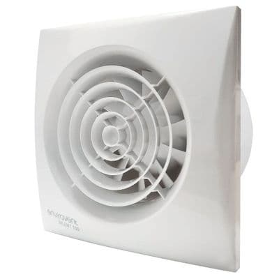 Envirovent SIL100T Silent 100 WC & Bathroom Quiet Extractor Fan With Timer