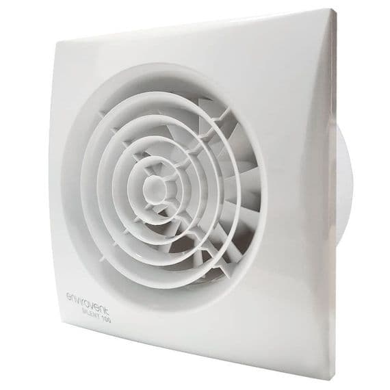 EnviroVent SIL100T Silent 100 WC & Bathroom Quiet Extractor Fan With Timer