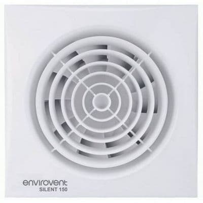 Envirovent SIL150T Silent Axial Extractor Fan 150mm Model With Backdraft Shutter & Timer