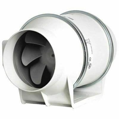 Envirovent SILMV160/100T Silent Inline Extractor 100mm Fan 1 Speed & Timer