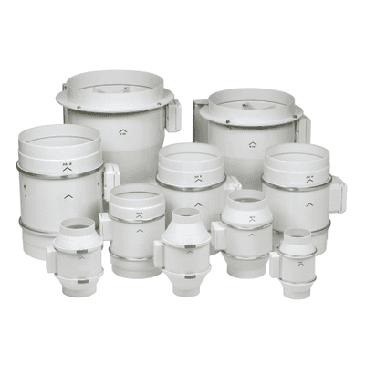 Envirovent TD-250/100 EnviroVent Inline Extractor Fan 2 Speed