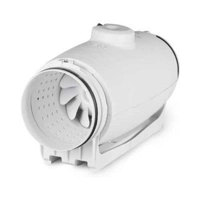 Envirovent TD-350/125T EnviroVent Inline 1 Speed Fan With Timer