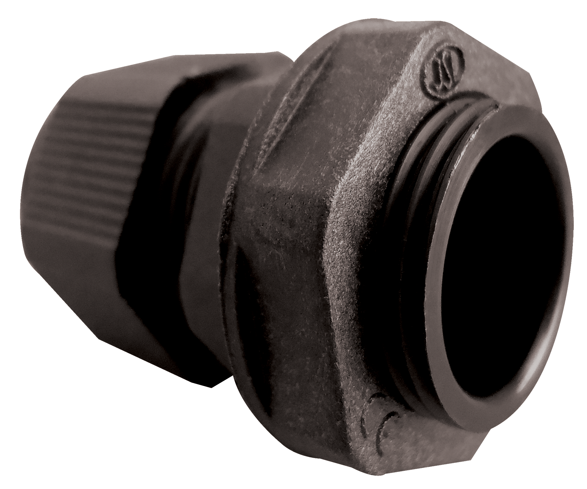 Eterna 20TRSBK Black 20mm TRS Cable Gland With Locking Nut