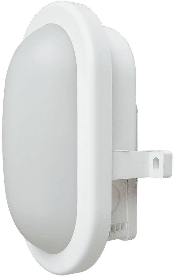 Eterna ATOM5 Wall/Ceiling Mounted White IP65 Rounded Rectangular ...